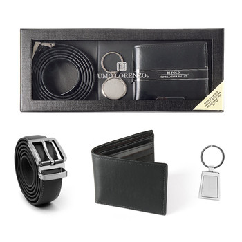 12pc Assorted Pack Wallet, Keychain & Belt Sets WKB4601-BLACK 12pc Assorted Pack Wallet, Keychain & Belt Sets WKB4601-BLACK
