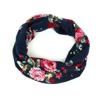 Ladies Floral and Navy Spring/ Summer Headband - EWB1000 Ladies Floral and Navy Spring/ Summer Headband - EWB1000