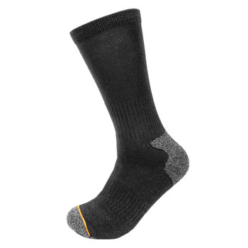 3-Pack Men's Charcoal Heavy  Duty Crew Socks- 3PK-WKS01-CHAR