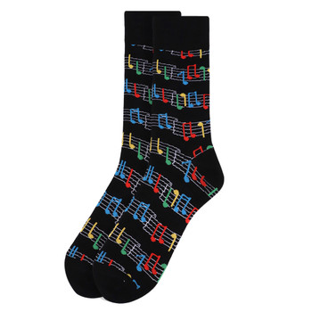 Men's Colorful Music Sheet Novelty Socks - NVS1809
