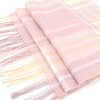Unisex Plaid Acrylic Cashmere Feels Winter Scarves - AS2606