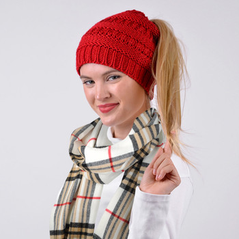 Unisex Acrylic Plaid Cashmere Feels Winter Scarves -  AS2601