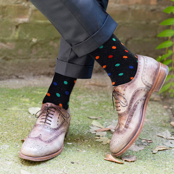 Assorted Pack (3 Pairs) Men's Casual Fancy Crew Socks 3PKS-S/S-10