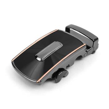 Men's Genuine Leather Sliding Buckle Ratchet Belt MGLBB46