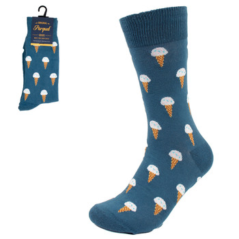 Men's Ice cream Novelty Socks- NVS19627-TL