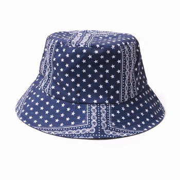 Navy Paisley Bucket Hat NBKHT1000-RNVPA