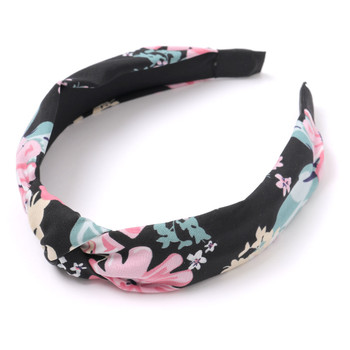 Black Floral Headband - PHB1014-BK Black Floral Headband - PHB1014-BK