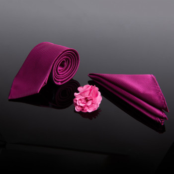 12pcs SOLID TIE, HANKY & LAPEL PIN BOX SET-THLB3000-FW 12pcs SOLID TIE, HANKY & LAPEL PIN BOX SET-THLB3000-FW