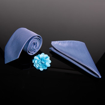12pc Pattern Necktie, Hanky & Lapel Pin Box Set - THLB4000-FW 12pc Pattern Necktie, Hanky & Lapel Pin Box Set - THLB4000-FW