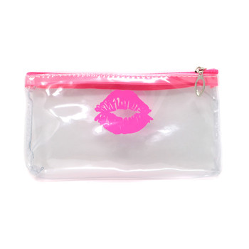 Nollia 3 PC Checkerboard Cosmetic Bag Set -LNCTB1780 Pink