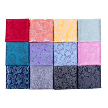 12pc Assorted Pack Paisley Boxed Poly Woven Tie, Hanky & Cufflink Set for S/S - PWFB3812-SS 12pc Assorted Pack Paisley Boxed Poly Woven Tie, Hanky & Cufflink Set for S/S - PWFB3812-SS