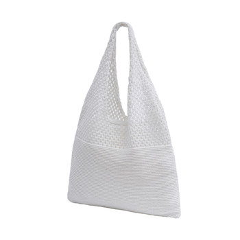 Mesh Knit Bag-  White - SKTBG06 Mesh Knit Bag-  White - SKTBG06