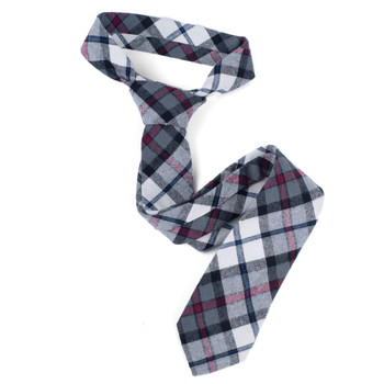 Men's 100% Cotton Checkered Ties 7 - NVC3007 Men's 100% Cotton Checkered Ties 7 - NVC3007
