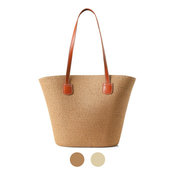 Ladies S/S Fashion Straw Tote bag-STWBG06