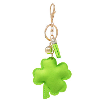 Bling Crystal Clover Bag Charm - 31190PEM-G
