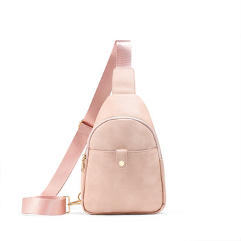 Ladies Faded Vegan Leather Sling Bag-LFBG1847