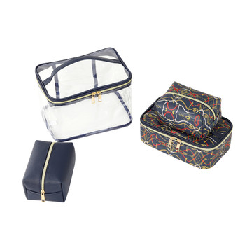 4pc Fashion Chain Print Cosmetic Set-LNCTB2013-NV