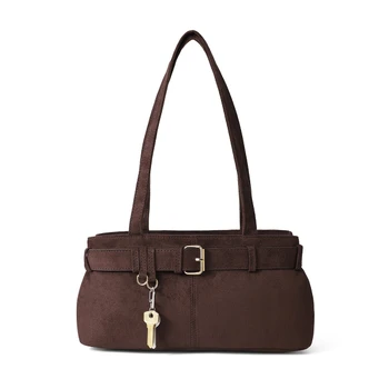 Suede Bobbie Key Shoulder Bag -LCBG1506
