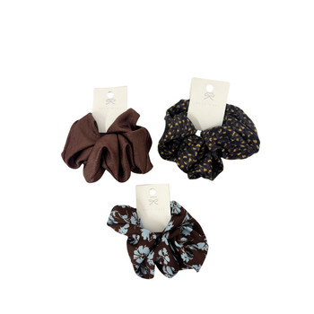 3PK Random Assorted Pattern & Solid Scrunchie Set-3SCRUNCHIE-ASSORTED