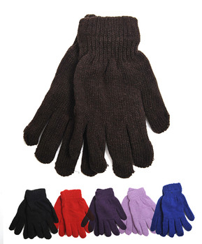 Ladies Solid Color Stretch Gloves GL1010