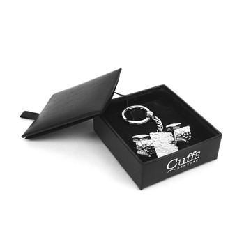 Cufflink & Key Chain Set CKB201