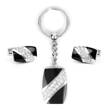 Cufflink & Key Chain Set CKB210