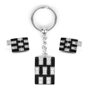 Cufflink & Key Chain Set CKB211 Cufflink & Key Chain Set CKB211