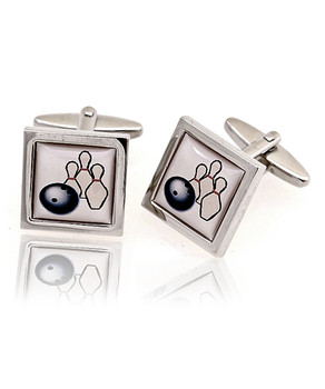 Bowling Novelty Cufflinks NCL3631 Bowling Novelty Cufflinks NCL3631