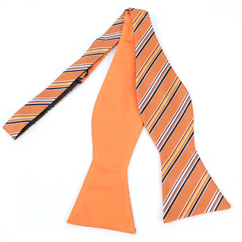 100% Silk Woven Freestyle and Reversible Bow Tie FRBS1060