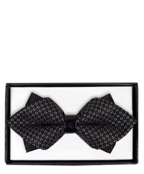 6pc Prepack Diamond Tip Banded Bow Tie DBB3030-08