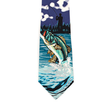 "Fishing" Boy's Novelty Tie BN2608