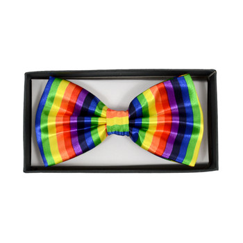 Men's Rainbow Banded Bow Tie Men's Rainbow Banded Bow Tie