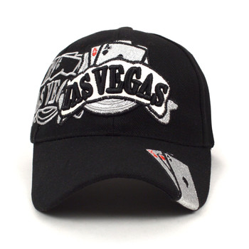 Las Vegas Black 3D Embroidered Baseball Cap, Hat EBC10287 Las Vegas Black 3D Embroidered Baseball Cap, Hat EBC10287
