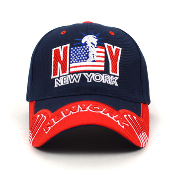 NY Flag Navy Blue Baseball Cap EBC10290 NY Flag Navy Blue Baseball Cap EBC10290