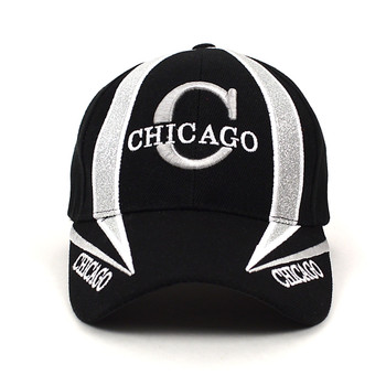 Chicago Black Baseball Cap EBC10299 Chicago Black Baseball Cap EBC10299