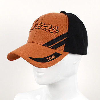 Texas Brown & Black 3D Embroidered Baseball Cap, Hat EBC10304 Texas Brown & Black 3D Embroidered Baseball Cap, Hat EBC10304