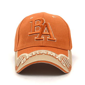 Bahamas Brown & Beige 3D Embroidered Baseball Cap, Hat EBC10305 Bahamas Brown & Beige 3D Embroidered Baseball Cap, Hat EBC10305