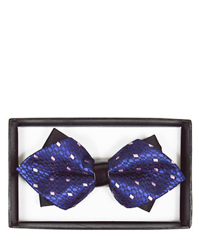 Diamond Tip Banded Bow Tie DBB3030-14