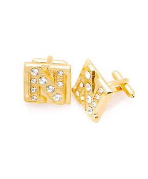 "N" Initial Cufflink ICL3514