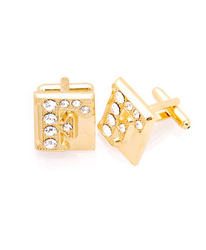 "F" Initial Cufflink ICL3506