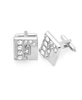 "F" Initial Cufflink ICL3506 "F" Initial Cufflink ICL3506