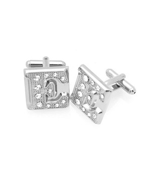"E" Initial Cufflink ICL3505