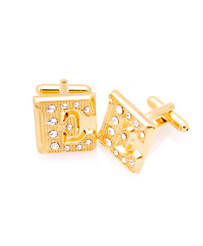 "E" Initial Cufflink ICL3505