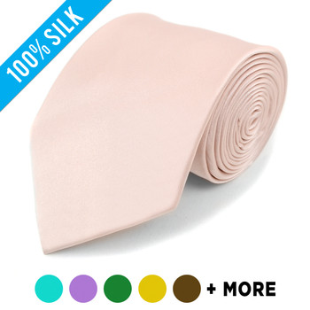 Silk Solid Satin Tie SS1301