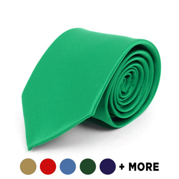 Poly Solid Satin Tie PS1301 Poly Solid Satin Tie PS1301