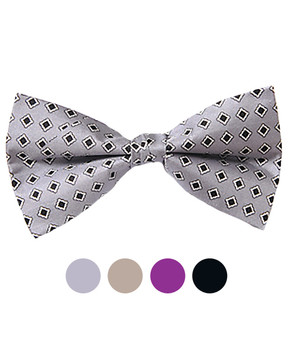 Banded Silk Printed Bow Tie SBB2040 Banded Silk Printed Bow Tie SBB2040