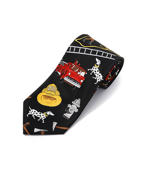 "Firemen" Novelty Tie NV3705
