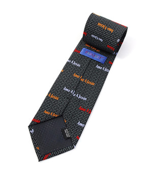 "Amo A Jesus" Novelty Tie NV4438-BK