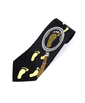 "Footprints" Novelty Tie NV4433