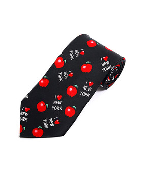 "I Love NY" Novelty Tie NV4460-BK